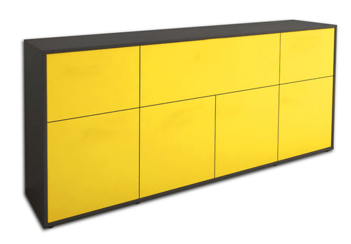 Sideboard Roseville, Gelb, hängend (180x79x35cm)