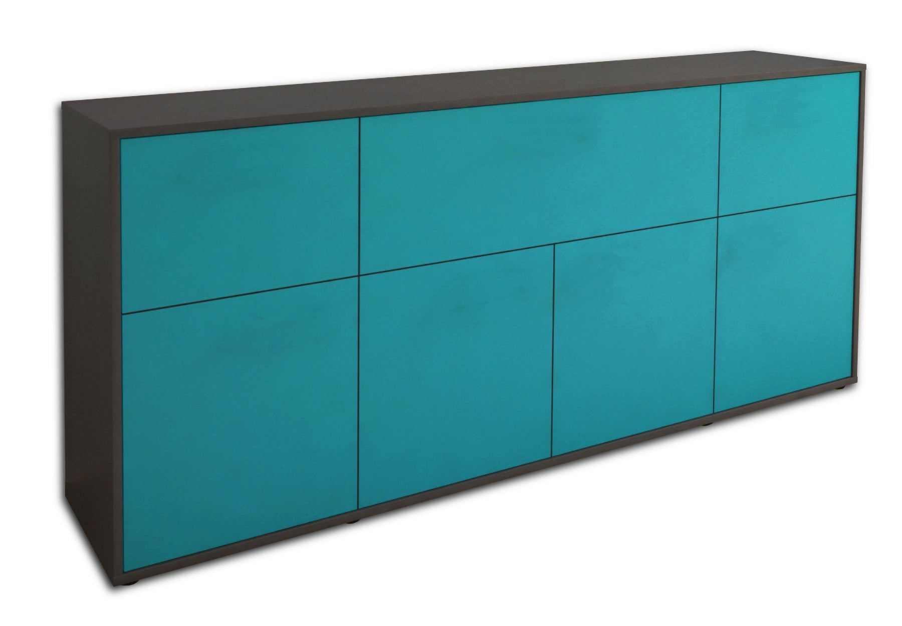 Sideboard Roseville, Türkis, hängend (180x79x35cm)