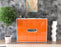 Highboard Maila, Orange Front (136x108x35cm) - Stil.Zeit Möbel GmbH