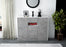 Highboard Noe, Beton Front (136x108x35cm) - Stil.Zeit Möbel GmbH