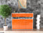 Highboard Teresa, Orange Front (136x108x35cm) - Stil.Zeit Möbel GmbH