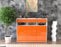 Highboard Tosca, Orange Front (136x108x35cm) - Stil.Zeit Möbel GmbH