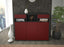 Highboard Mena, Bordeaux Front (136x108x35cm) - Stil.Zeit Möbel GmbH