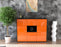 Highboard Milena, Orange Front (136x108x35cm) - Stil.Zeit Möbel GmbH