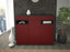 Highboard Nevia, Bordeaux Front (136x108x35cm) - Stil.Zeit Möbel GmbH