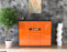 Highboard Nikola, Orange Front (136x108x35cm) - Stil.Zeit Möbel GmbH