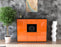 Highboard Noemi, Orange Front (136x108x35cm) - Stil.Zeit Möbel GmbH
