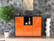 Highboard Rabea, Orange Front (136x108x35cm) - Stil.Zeit Möbel GmbH