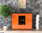 Highboard Raffaela, Orange Front (136x108x35cm) - Stil.Zeit Möbel GmbH