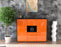 Highboard Ravenna, Orange Front (136x108x35cm) - Stil.Zeit Möbel GmbH