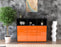 Highboard Serenella, Orange Front (136x108x35cm) - Stil.Zeit Möbel GmbH