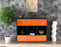 Highboard Suna, Orange Front (136x108x35cm) - Stil.Zeit Möbel GmbH