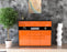 Highboard Teresa, Orange Front (136x108x35cm) - Stil.Zeit Möbel GmbH