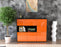 Highboard Velia, Orange Front (136x108x35cm) - Stil.Zeit Möbel GmbH