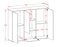 Highboard Maaria, Beton Maße (136x108x35cm) - Stil.Zeit Möbel GmbH