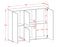 Highboard Maila, Beton Maße (136x108x35cm) - Stil.Zeit Möbel GmbH