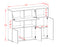 Highboard Valenzia, Beton Maße (136x108x35cm) - Stil.Zeit Möbel GmbH