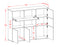 Highboard Velia, Beton Maße (136x108x35cm) - Stil.Zeit Möbel GmbH