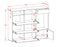 Highboard Viona, Beton Maße (136x108x35cm) - Stil.Zeit Möbel GmbH