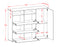 Highboard Vita, Beton Maße (136x108x35cm) - Stil.Zeit Möbel GmbH