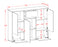 Highboard Mirella, Beton Maße (136x108x35cm) - Stil.Zeit Möbel GmbH