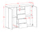 Highboard Nives, Beton Maße (136x108x35cm) - Stil.Zeit Möbel GmbH
