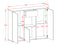 Highboard Nuria, Beton Maße (136x108x35cm) - Stil.Zeit Möbel GmbH