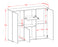 Highboard Pippa, Beton Maße (136x108x35cm) - Stil.Zeit Möbel GmbH
