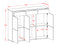 Highboard Santina, Beton Maße (136x108x35cm) - Stil.Zeit Möbel GmbH