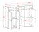 Highboard Sara, Beton Maße (136x108x35cm) - Stil.Zeit Möbel GmbH