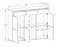 Highboard Serafina, Beton Maße (136x108x35cm) - Stil.Zeit Möbel GmbH