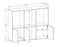 Highboard Seraphine, Beton Maße (136x108x35cm) - Stil.Zeit Möbel GmbH