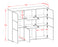Highboard Silvana, Beton Maße (136x108x35cm) - Stil.Zeit Möbel GmbH