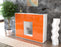 Highboard Marika, Orange Seite (136x108x35cm) - Stil.Zeit Möbel GmbH