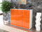 Highboard Martina, Orange Seite (136x108x35cm) - Stil.Zeit Möbel GmbH