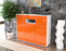 Highboard Matilda, Orange Seite (136x108x35cm) - Stil.Zeit Möbel GmbH