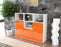 Highboard Mia, Orange Seite (136x108x35cm) - Stil.Zeit Möbel GmbH