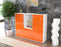 Highboard Michelle, Orange Seite (136x108x35cm) - Stil.Zeit Möbel GmbH