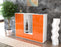 Highboard Nuccia, Orange Seite (136x108x35cm) - Stil.Zeit Möbel GmbH