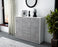 Highboard Pasquale, Beton Seite (136x108x35cm) - Stil.Zeit Möbel GmbH