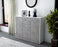 Highboard Patricia, Beton Seite (136x108x35cm) - Stil.Zeit Möbel GmbH