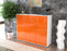 Highboard Patricia, Orange Seite (136x108x35cm) - Stil.Zeit Möbel GmbH