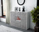 Highboard Penelope, Beton Seite (136x108x35cm) - Stil.Zeit Möbel GmbH