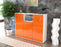 Highboard Rebecca, Orange Seite (136x108x35cm) - Stil.Zeit Möbel GmbH