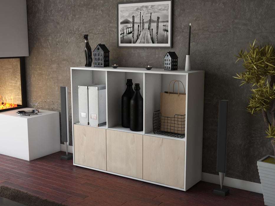 Highboard Seraphine, Zeder Seite (136x108x35cm) - Stil.Zeit Möbel GmbH