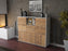 Highboard Simona, Pinie Seite (136x108x35cm) - Stil.Zeit Möbel GmbH