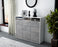 Highboard Tatiana, Beton Seite (136x108x35cm) - Stil.Zeit Möbel GmbH