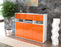 Highboard Teresa, Orange Seite (136x108x35cm) - Stil.Zeit Möbel GmbH