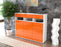 Highboard Tosca, Orange Seite (136x108x35cm) - Stil.Zeit Möbel GmbH