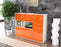 Highboard Velia, Orange Seite (136x108x35cm) - Stil.Zeit Möbel GmbH